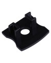 TAPA C/ AGUJ PERFIL ALU. NEGRO 2000*17.1*15,3mm